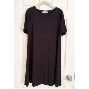 Black LOFT Maternity Swing Dress Size Medium